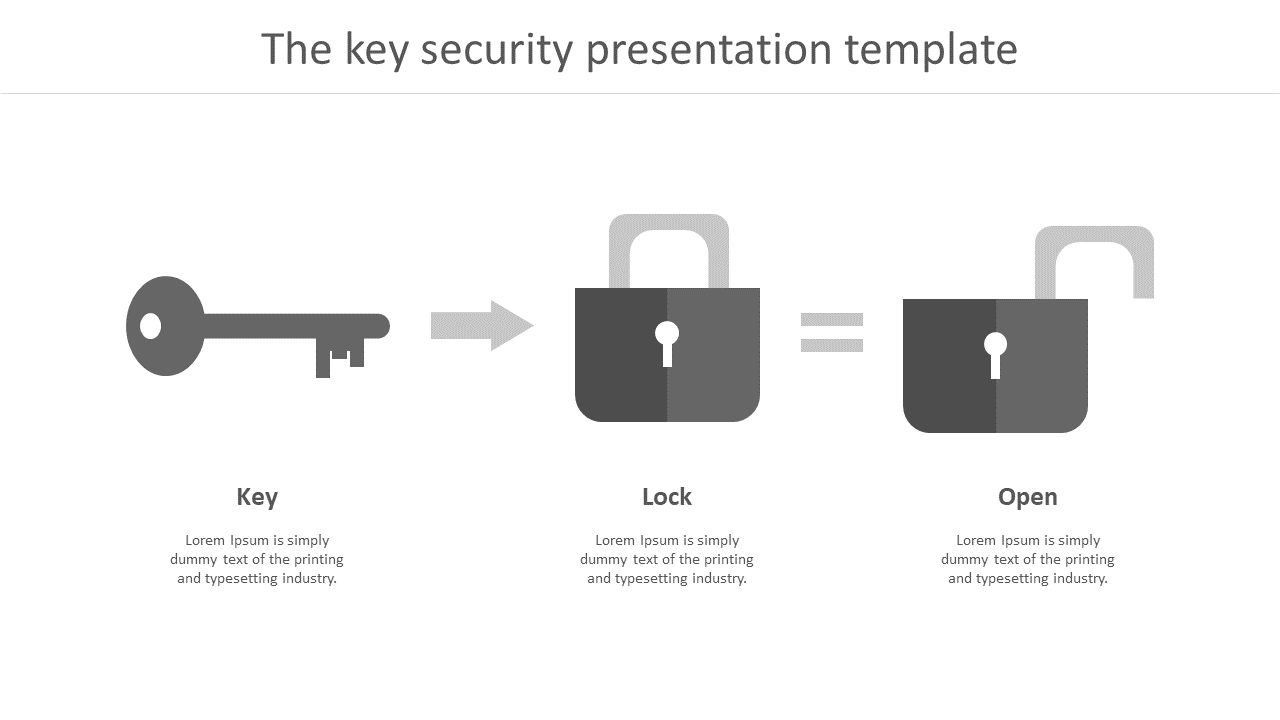 security presentation template-grey